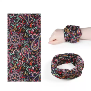 Sports Club Buff Headwear Abstract Flowers