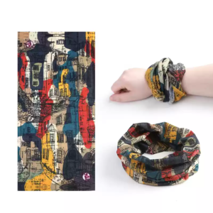 Sports Club Buff Headwear Abstract Drawing